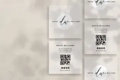 Canva Small Business Card Square Template Product Image 1
