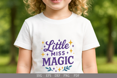 Little Miss Magic - SVG Design for Baby T-Shirts and Gifts Product Image 1