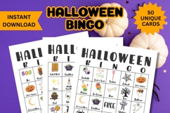 Printable Halloween Bingo Game Product Image 1