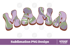 Mama Png Retro Retro Mother&#039;s Day Mom Sublimation Product Image 1