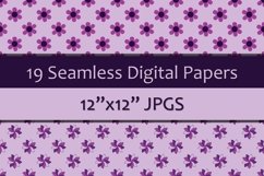 Shades of Purple Seamless Digital Papers/Backgrounds Product Image 3