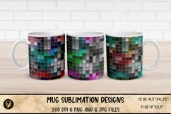 Mug Sublimation Wrap Bundle 13.Abstract Sublimation Mugs. Product Image 6