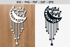 Moon Goodnight Paper Template Design Product Image 1