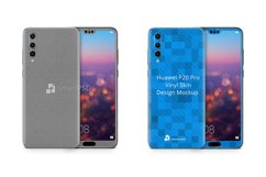 Huawei P20 Pro Vinyl Skin Design Mockup 2018 Product Image 2