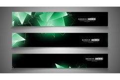 banner collection. abstract background with luminous Product Image 1
