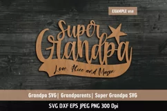 Grandpa SVG | Grandparents SVG | Super Grandpa SVG Product Image 1