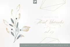 Floral Watercolor Bouquet Vol19 Product Image 1