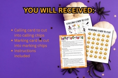 Printable Halloween Bingo Game Product Image 4