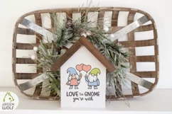 Valentine gnome svg Couple gnomes svg Valentine sublimation Product Image 8