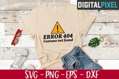 Error 404 Svg, Error 404 Costume Not Found Svg, Halloween Product Image 2
