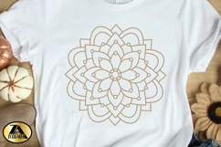 Flower Mandala SVG PNG EPS DXF Floral Mandala SVG Cut file Product Image 7