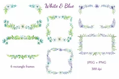 White and Blue - Free Design of The Week Product Image 3