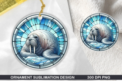 Animals Stained Glass Ornament Bundle, 20 High-Quality PNG Product Image 12
