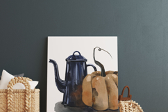 Hand-drawn illustration of teapot and pumpkin Product Image 4
