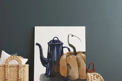 Hand-drawn illustration of teapot and pumpkin Product Image 4