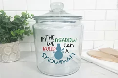 In the Meadow we can build a Snowman SVG - Christmas SVG Product Image 9