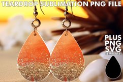 Glitter Leopard Glamour: Sublimation Earrings Product Image 1