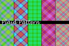 Plaid Pattern Digital Paper Bundle Product Image 1