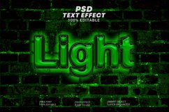 3d Text Effect Style Light Product Image 1