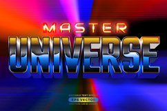 Master universe editable text style effect in retro look Product Image 1