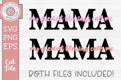 My Greatest Blessings Call Me Mama | Mother’s Day SVG Product Image 2