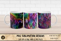 Mug Sublimation Designs , Abstract Sublimation Mug Product Image 1