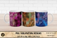Mug Tie DyeSublimation Designs , Abstract Batik Sublimation Product Image 1