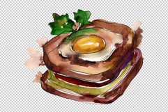 Mega sandwich watercolor png Product Image 2