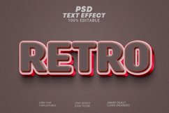 Retro 3d Text Effect Style Product Image 1