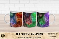 Mug Sublimation Designs , Abstract Sublimation Mug Product Image 1