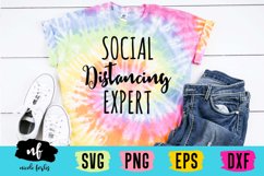 Social Distancing Expert SVG Product Image 1