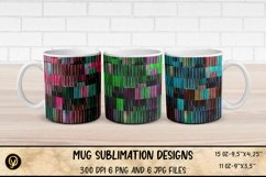 Mug Sublimation Designs , Abstract Geometric Sublimation Mug Product Image 1