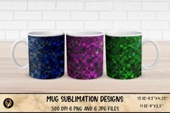 Mug Sublimation Designs , Abstract Geometric Sublimation Mug Product Image 1