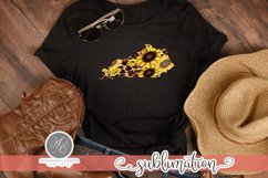 50 States Sunflowers and Leapard Print| Sublimation File Product Image 5