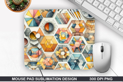 Mouse Pad Sublimation, Spring Mouse Pad PNG Design Product Image 1