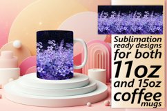 Leopard Bloom Glitter Mug Sublimation Wrap Product Image 1