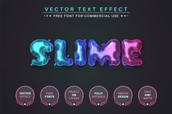 Rainbow Slime - Editable Text Effect, Font Style Product Image 1