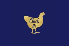 Cluck it SVG, Cluck It Chicken Clipart Product Image 1