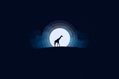 Moonlight vector Illustration. Product Image 3