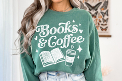 Books and Coffee PNG Book Lover Reading Product Image 10
