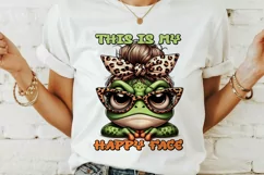 Funny frog PNG, funny quote PNG, Sublimation design. Product Image 2