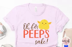 Oh for peeps sake - Easter SVG EPS DXF PNG Cutting File Product Image 3