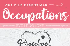 Preschool Teacher svg - a Preschool svg kit with icons Product Image 4