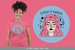Existence is Emptiness for T-Shirt Design Product Image 1