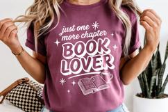 Just One More Chapter PNG Book Lover Reading Product Image 3