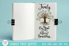 Family quote SVG,Family one root different branches SVG,PNG Product Image 3