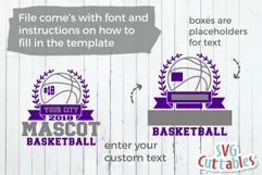 Basketball SVG | Basketball Template 0033 | Shirt Design Product Image 5