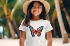 Beautiful Hispanic Girl Kids T-shirt Mockup Product Image 2