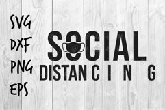 Social Distacing SVG design Product Image 1