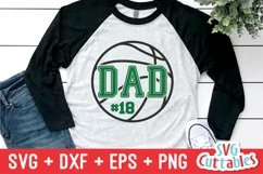 Basketball SVG | Basketball Dad SVG | Shirt Design Product Image 1